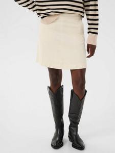 Мини-юбка из вельвета Lings Part Two, Eggnog