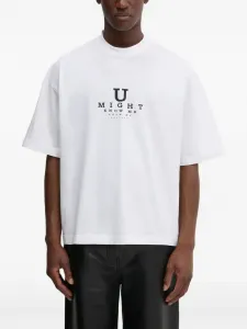 Футболка с принтом Vetements, белый