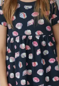 Платье из джерси с принтом ausgestelltes mit S.Oliver, Tiefblau