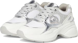 Кроссовки MICHAEL Michael Kors Kids  Zuma, Silver Sparkle/White/Silver
