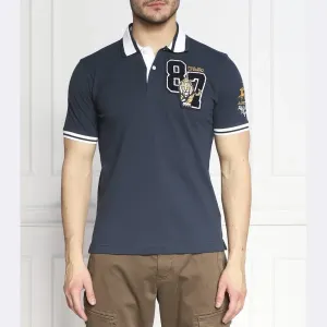 Рубашка поло стандартного кроя La Martina, синий