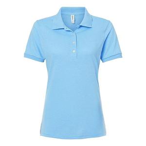 Женская футболка dri-power polo Jerzees, Light Blue