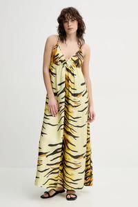 Платье из шелка DELPHY Nanushka, желтый