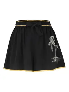 Юбка с принтом ZIMMERMANN, черный