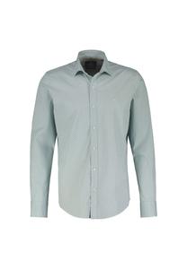 Модная рубашка с геометрическим узором и воротником-стойкой Lerros, голубой