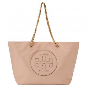 TORY BURCH Элла Сумка из переработанного нейлона Шоппер Плечевая сумка Женская Розово-розовая