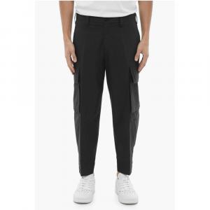 Свободные брюки-карго со шлевками для ремня Neil Barrett, Black