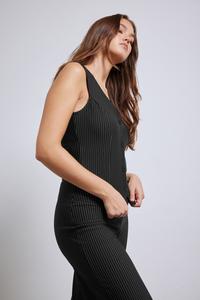 Полосатый жилет Long Tall Sally, черный