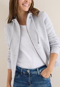 Толстовка Cecil GLITZERNDE HOODIE, Grau/Mottled Light Grey