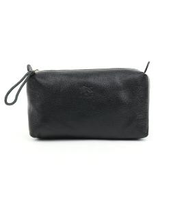 Косметичка Il Bisonte, квадратная косметичка, футляр для аксессуаров