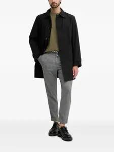 Пальто Gore-Tex на пуговицах BOSS, черный