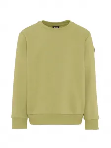 Свитшот с нашивкой-логотипом Colmar Kids, зеленый