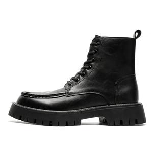 Короткие мужские ботинки Martin до середины голени WEISHIBANGWEI, Black