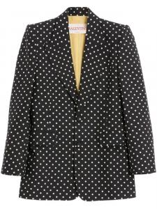 Однобортный пиджак Valentino Garavani, черный