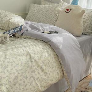 LUOLAI HOME Постельное белье, простыня, 150x200 см, 100% чесаный хлопок, цинъя