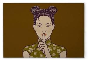 Картина на холсте A.S. Création Himari 1 цвет grünviolettbraun