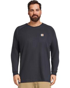 Футболка Carhartt Big & Tall Flame-Resistant Force Long Sleeve T-Shirt, цвет Dark Navy