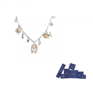 Swarovski Ожерелье Ocean Alloy для женщин серебристое