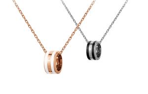 DW/DanielWellington Daniel Wellington Alloy Necklaces Unisex Ceramic White > Dazzling Black