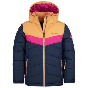 Зимняя куртка Trollkids Girl's Gryllefjord, цвет Navy/Honey/Fireberry