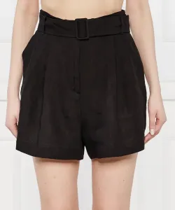 Панамские льняные шорты Marella, черный