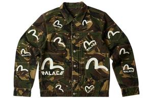Джинсовая куртка Palace Co-branded X PALACE, унисекс, камуфляж Evisu, цвет Camouflage