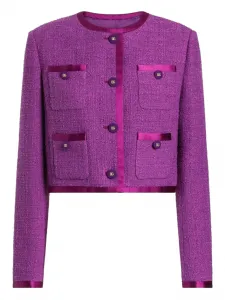 Твидовый жакет Rachel Dolce & Gabbana, фиолетовый