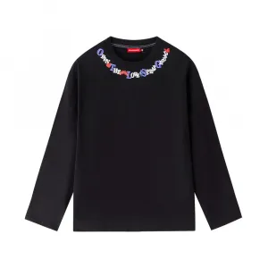 Свитшот Unisex Crew Neck Moderate Regular SPRAYGROUND, черный