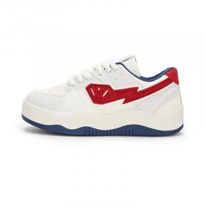 Кеды, скейтборд обувь женская низкая красный Karlie Keller