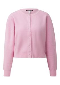 QS Кардиган из трикотажа в розовом цвете