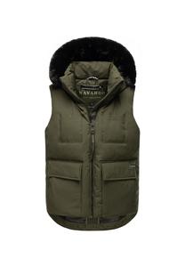 Стеганый жилет Коричный зайчик XIV NAVAHOO, темно-оливковый