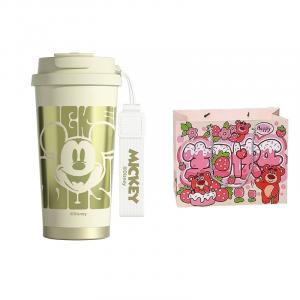 Термочашка для кофе lotso 520 мл Disney, белый