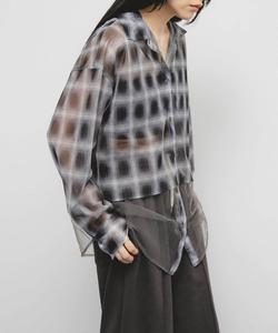 Рубашка из многослойного тюля Kbf, цвет Gryck×Gry