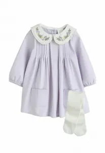 Платье повседневное с воротником стандартного кроя Next, Purple