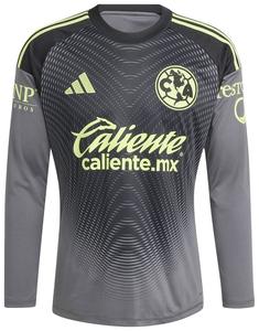 Вратарская футболка с длинным рукавом Adidas Club America 25/26, серый
