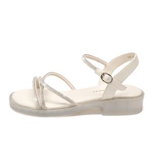 Сандалии с одним ремешком женские ZHR, Silver