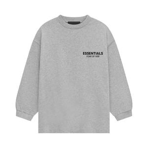 Футболка Fear of God Essentials Kids Jersey Long-Sleeve Tee, Light Heather Grey