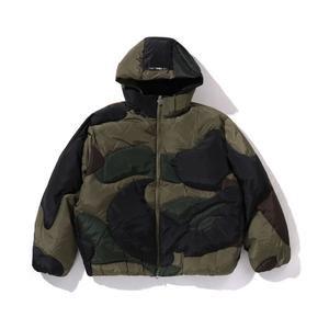 A BATHING APE Bape 1st Camo Нейлоновая Пуховая Куртка, Green GRX
