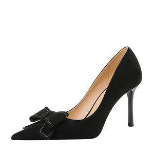Li Ke Тонкие каблуки женские черные на высоком каблуке 8 см, цвет Black 8CM Heel Height