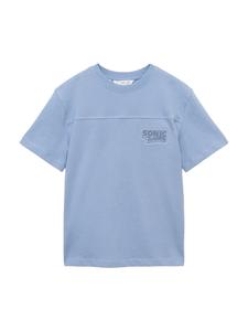 Рубашка MANGO KIDS SONICFRA, светло-голубой