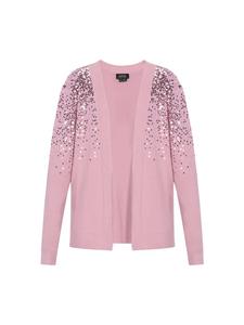 Usha BLACK LABEL Женский кардиган темно-розового цвета