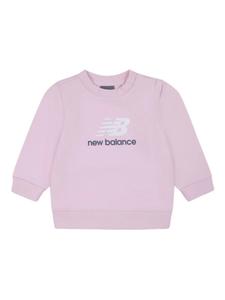 Толстовка с логотипом New Balance Kids, розовый