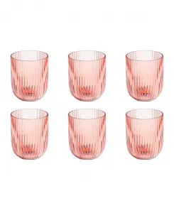 Стаканы Mesa без ножек, набор из 6 шт. Abode Homewares, pink