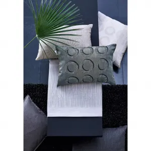 Декоративная подушка 1710 Чехол для подушки без наполнителя, 1 штука Apelt, Anthrazit + Kreise