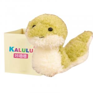 Click Мягкая и милая плюшевая кукла зеленая змейка высота 30 см общая длина 30 см