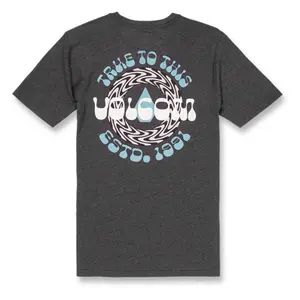 Мужская футболка с коротким рукавом Stone Backstage Volcom, Black Heather