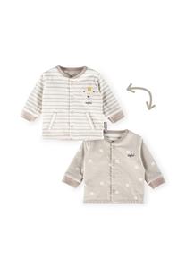 Двусторонняя куртка классическая детская для младенцев Sigikid, бежевый