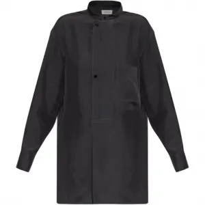 Топ Satin Loose Fit Lemaire, серый