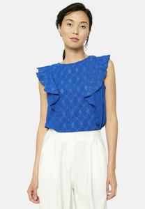 Блуза LolaLiza EMBROIDERED RUFFLE , Electric Blue/Blue Denim