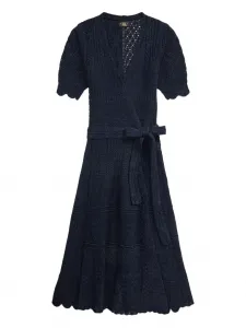 Трикотажное платье миди Ralph Lauren RRL, синий